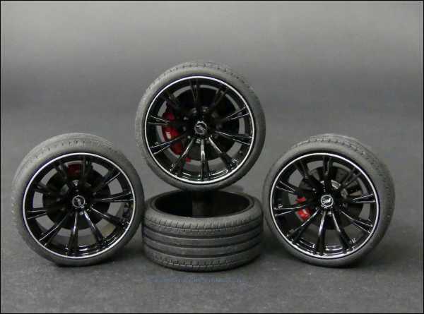 1:18 Audi RS6+ ABT ASIA EDITION Rim Size